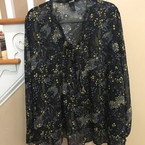 Lane Bryant Sheer Blouse